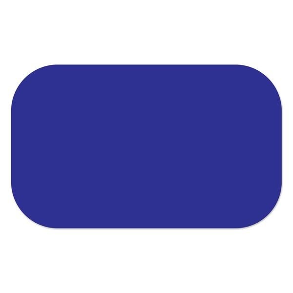 Ergomat 4inx8in DuraStripe Mean Lean Round Strip Blue, 30PK DSML-STRIP-4x8R-B-KIT - main